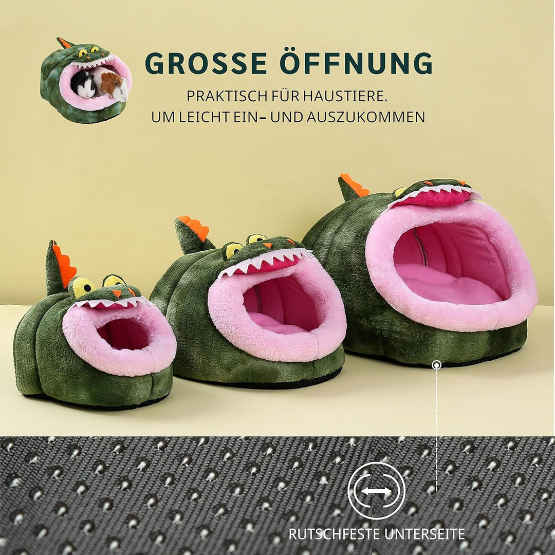 JanYoo Kleintierhöhle für Chinchilla, Igel, Meerschweinchen, Käfigzubehör, Spielzeug, für Bartagame,