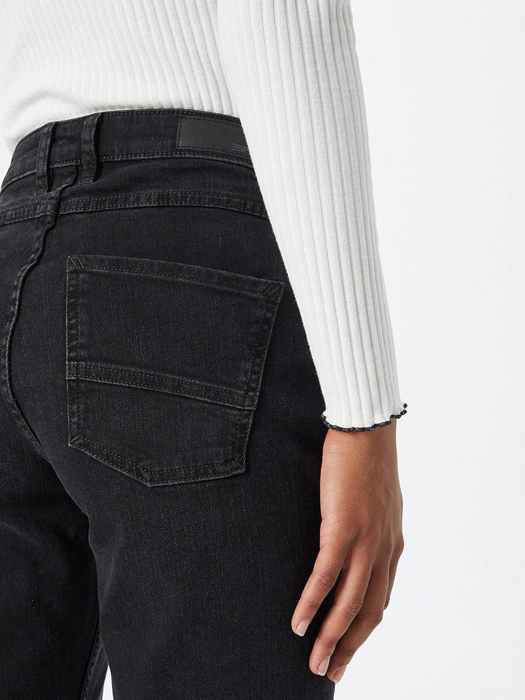 ESPRIT Damen Jeans 25W / 30L 911/Black Dark Wash, 25W / 30L 911/Black Dark Wash