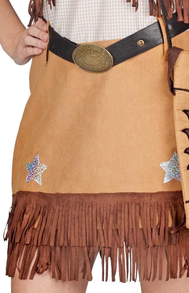 Andrea Moden - Kostüm Cowgirl, Kleid, Gürtel und Weste, Cowboy, Wilder Westen, Mottoparty, Karneval
