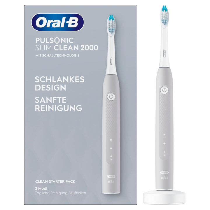 Oral-B Pulsonic Slim Clean 2000 Elektrische Schallzahnbürste/Electric Toothbrush, 2 Putzmodi für Zah