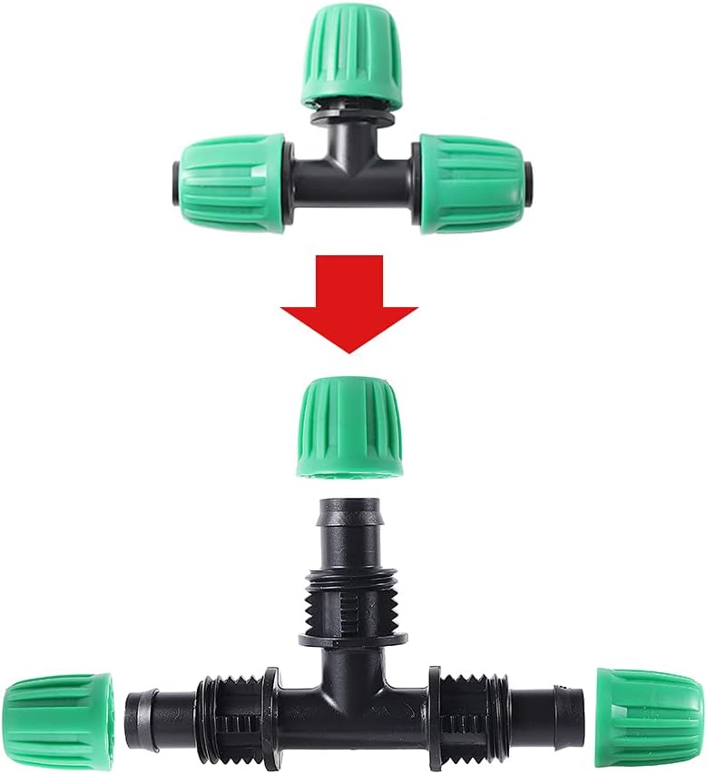 15 Stück Teichbewässerung 1/2 Zoll Vinylschlauch (1/2 "ID x 0,65" AD) Anti-Drop-Qualitätsfitting (pa