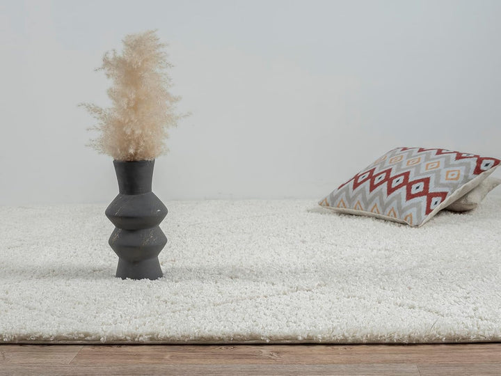 the carpet Velvet eleganter Designer Teppich Wohnzimmer, weicher &amp; pflegeleichter Hochflor Wohnzimme