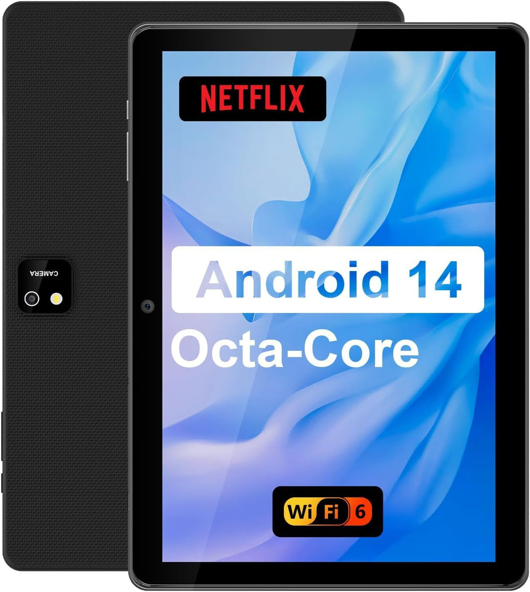 AWOW Tablet 10 Zoll Android 14 Octa-Core 8GB+64GB (1TB TF erweiterbar) – WiFi 6, Bluetooth 5.0, 5000