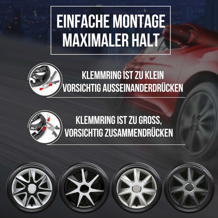 Run 15" 38,10cm grey/silver I Albrecht grau/silber 15 Zoll Run, grau/silber 15 Zoll Run
