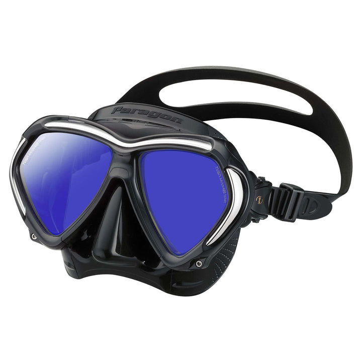 TUSA Paragon M2001SQB - Profi Tauchermaske schwarz-silber, schwarz-silber