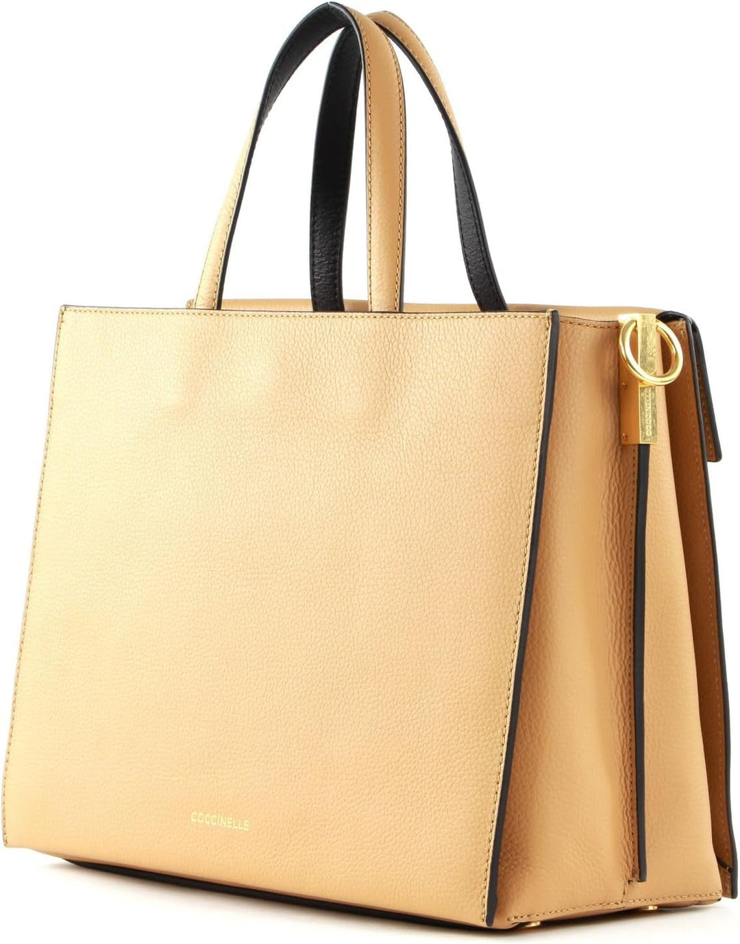 Coccinelle Louise Handbag Warm Beige/Noir