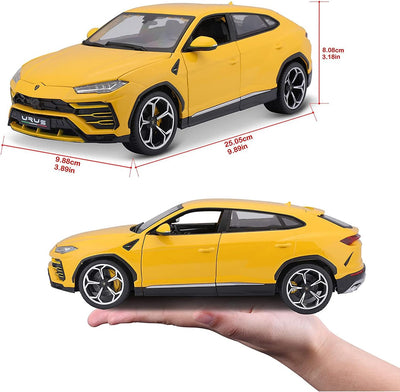 Bburago - 18-11042 Lamborghini Urus 1/18, Miniaturfahrzeug, Grau, Grau