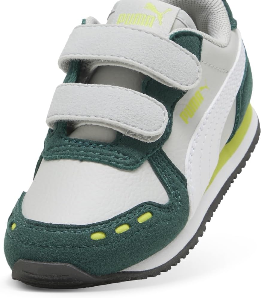 Puma Unisex Baby Cabana Racer Sl 20 V InfSneaker 20 EU Cool Light Gray Puma White Dark Myrtle Lime S