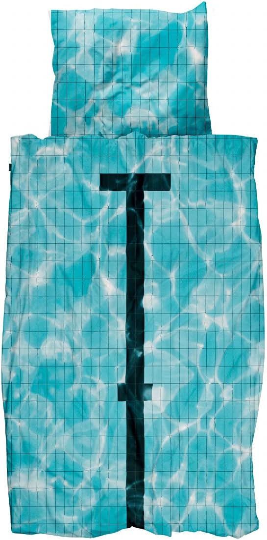 Snurk® - Kinder Bettwäsche Set, Pool Bettwäsche, 135 x 200 cm, inkl. 1 Kissenbezug 80 x 80 cm, aus 1