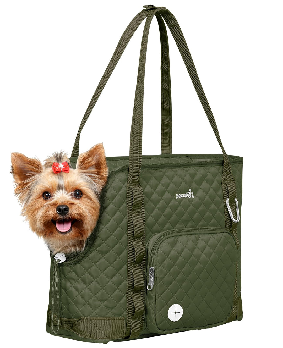 pecute Hundetasche für Kleine Hunde 4kg, Tragetasche Hund Hundetragetasche Leichte, Faltbare Hundetr