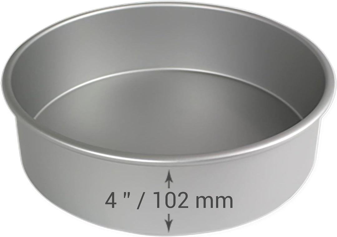 PME RND134 Runde Backform aus eloxiertem Aluminium, 330 x 102 mm, 33 cm 33 x 33 x 10 cm, 33 x 33 x 1