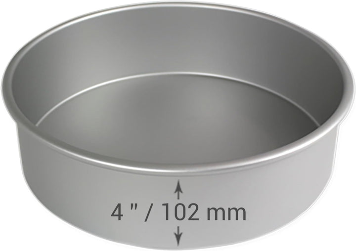PME RND134 Runde Backform aus eloxiertem Aluminium, 330 x 102 mm, 33 cm 33 x 33 x 10 cm, 33 x 33 x 1