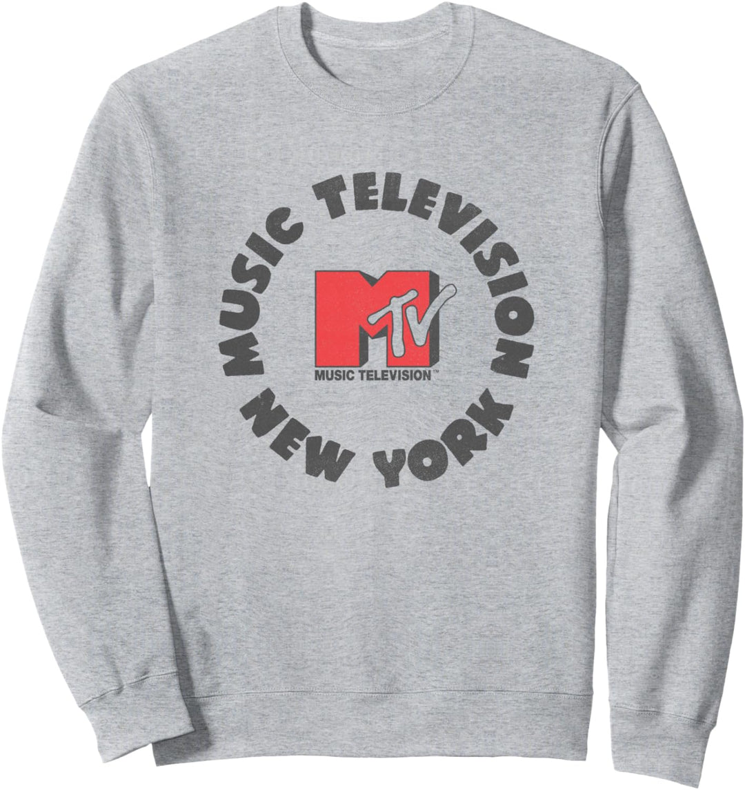 MTV Music Television New York Logo Sweatshirt