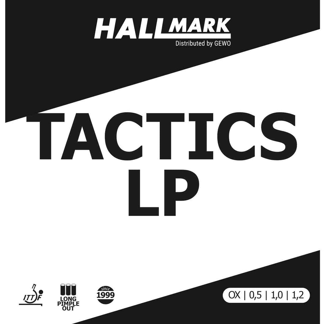 Hallmark Belag Tactics LP Schwarz OX, Schwarz OX
