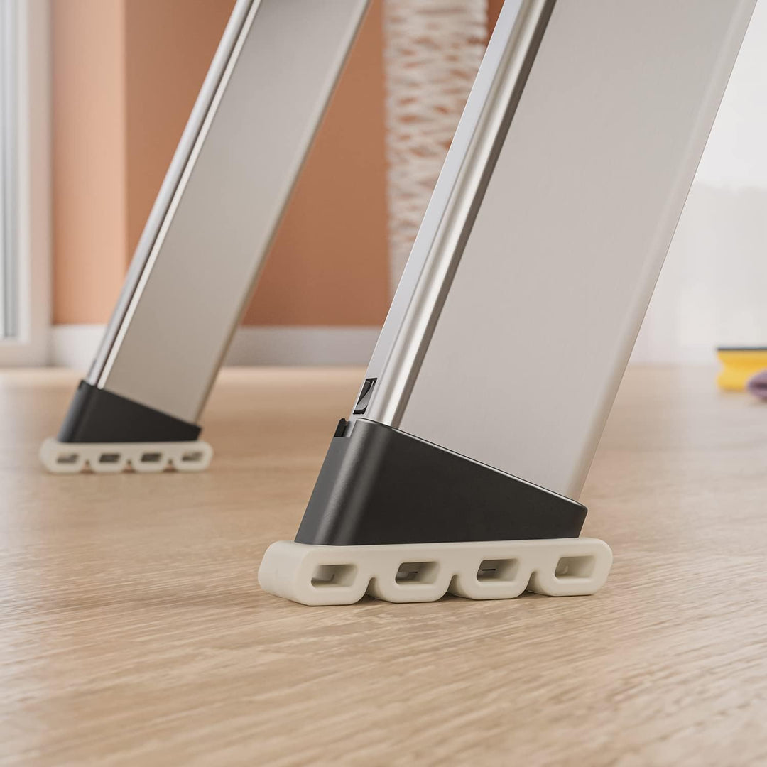 Hailo EasyClix Wechselfüsse Living Grösse L, Wechselfuss-Set für Hailo Stehleitern, Leiter-Zubehör,
