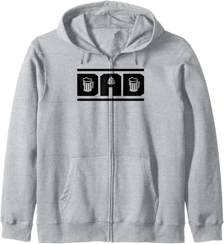 Glücklich Vatertag 2021 Papa lustig Bier Vintage Männer Papa Kapuzenjacke