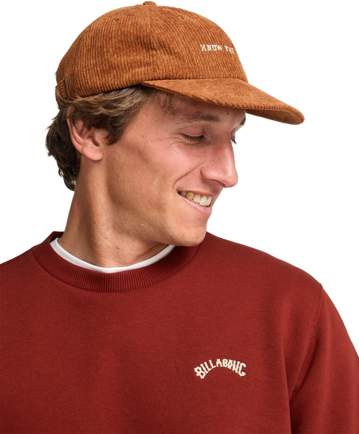 Billabong Herren Arch Cr Sweatshirt (1er Pack) L Fired Red, L Fired Red