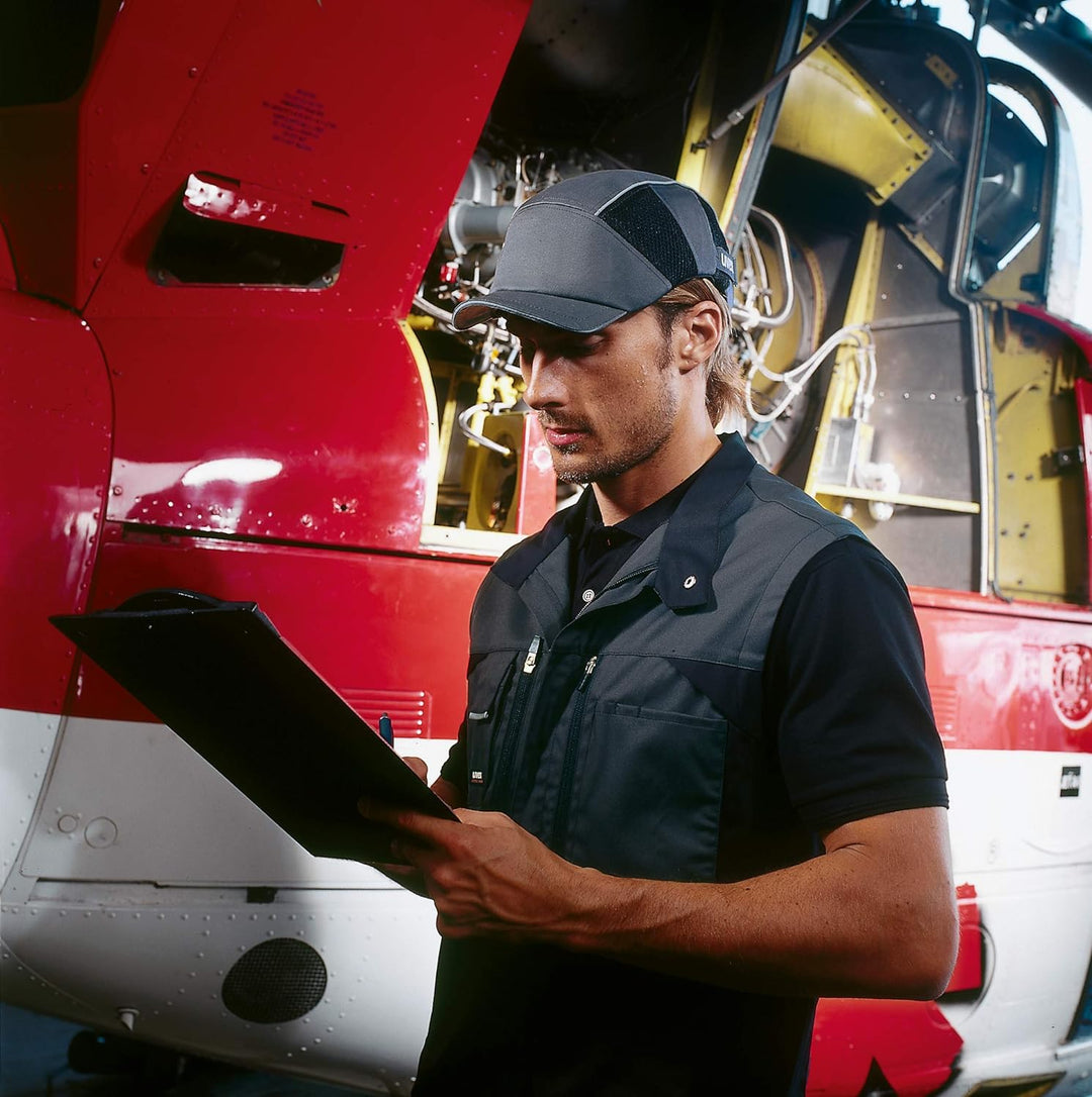 Uvex U-Cap Premium Anstosskappe - Kopfschutz-Kappe im Sport-Design - mit Langem Schirm und Hartschal
