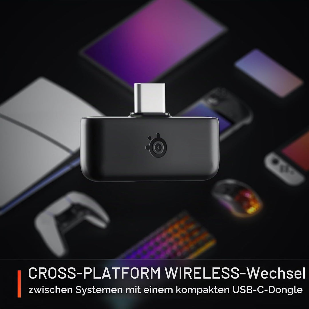 SteelSeries Arctis Nova 5 Wireless Multi-System Gaming Headset — Neodym-Magnettreiber — 100+ Audio-V