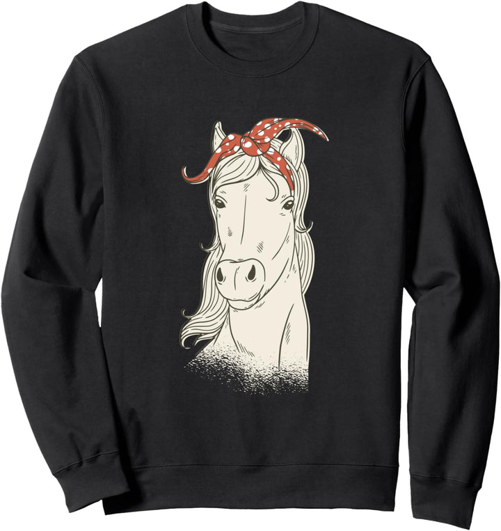 Pferde Geschenk Pferdebesitzer Reitsport Reiterin Sweatshirt
