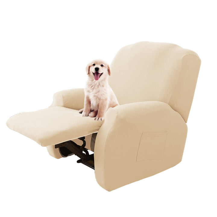 Relax-Sesselbezug, universal, 1-Sitzer mit Taschen, elastisch, waschbar, abnehmbar, Bezüge für Sesse