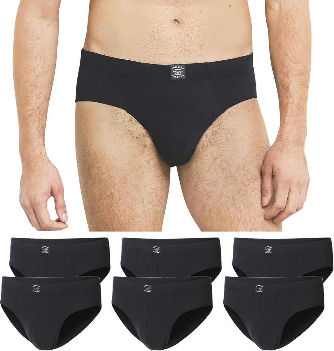 Romberg Herren Unterhose, klassischer Slip, 6er Pack aus nachhaltiger Bio-Baumwolle (GOTS Zertifizie