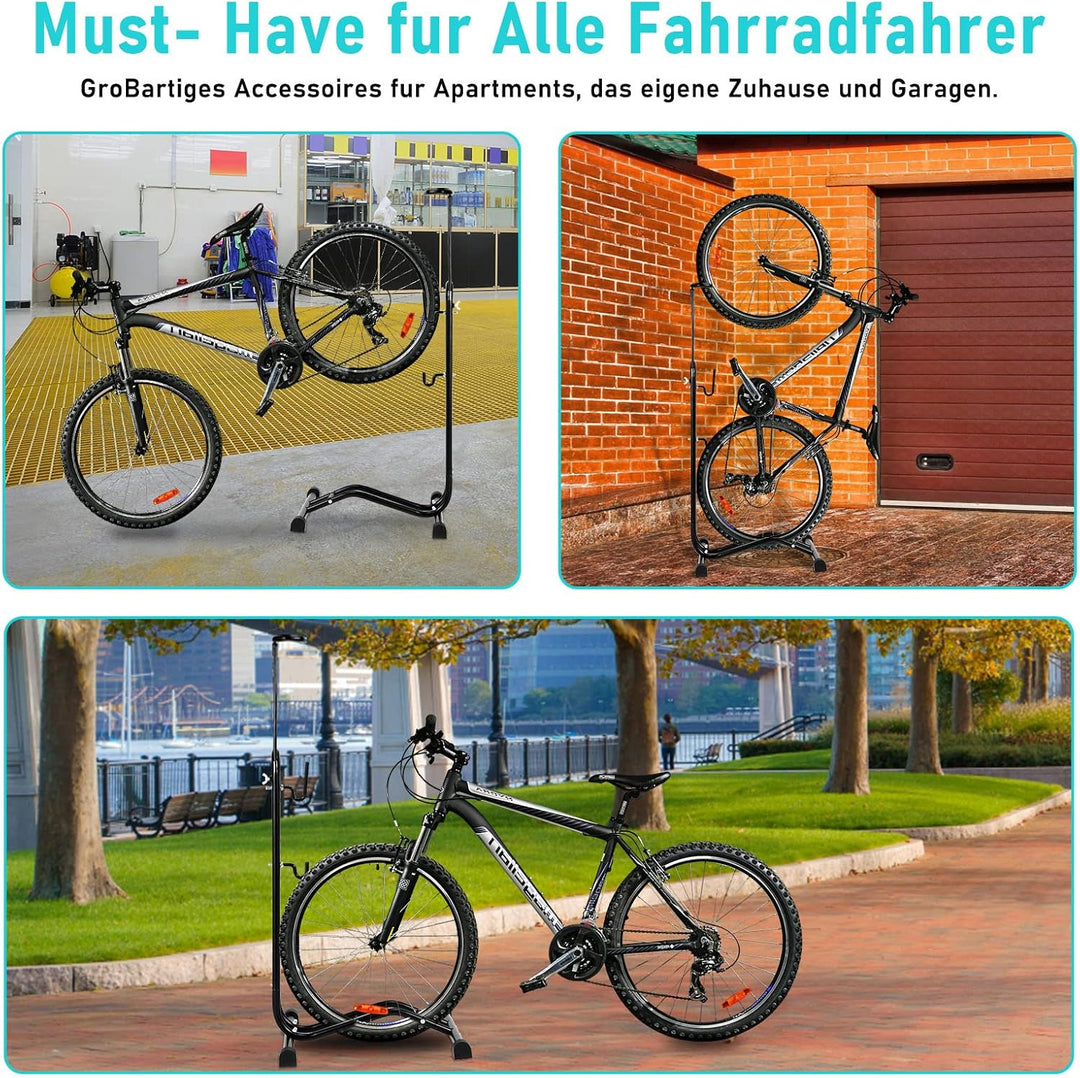 Fahrradhalterung, Fahrradaufhängung, Fahrradwandhalterungen, für die Garage und Wohnung mit Rahmensc