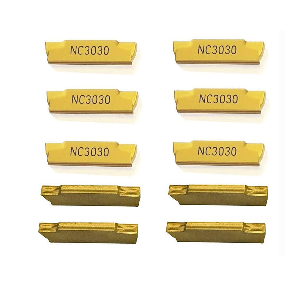Hunricho Hartmetalleinsätze 10 Teile/Schachtel MGMN150-G 1.5mm Breite Hartmetalleinsätze mit 3/8 Zol