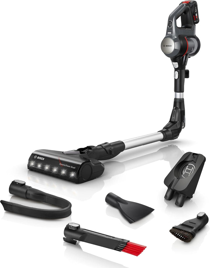 Bosch Akku-Staubsauger Unlimited 7 BCS711A, kabelloser Handstaubsauger, beutellos, Wechselakku, Knic