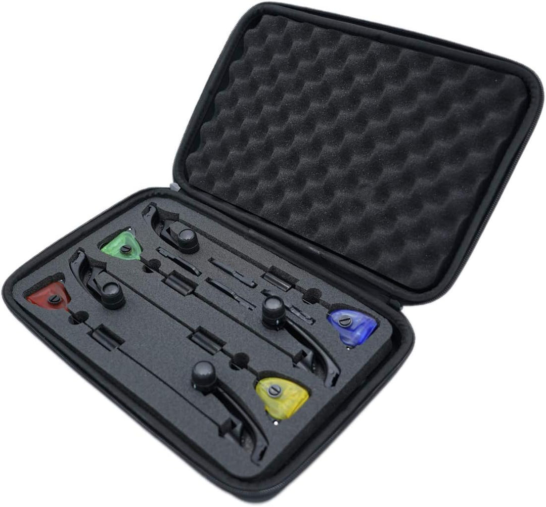 Carpon® Bissanzeiger Swinger Set Serie für Karpfenangeln im Fall Rote Blaue gelbe (grüne) Farbe 4 Sw