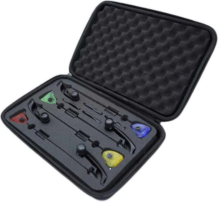 Carpon® Bissanzeiger Swinger Set Serie für Karpfenangeln im Fall Rote Blaue gelbe (grüne) Farbe 4 Sw