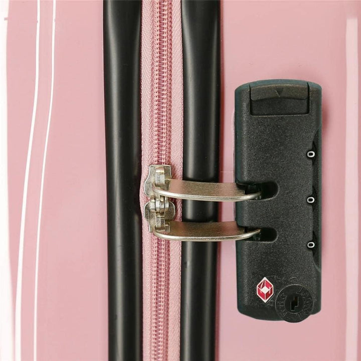 Disney Mickey Outline Koffer, mittelgross, Rosa, 48 x 68 x 26 cm, starr, ABS-Verschluss, integriert,