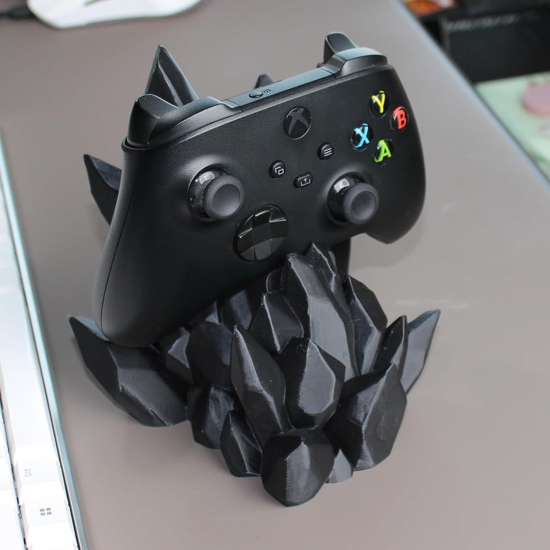 3D-Druck Handgrip-Ständer mit Kristall-Design, E-Sport-Raumdekor, für PS5, Xbox und andere Konsole,K