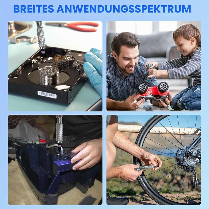 40-in-1 Ratschen Schraubendreher Set, Magnetisch Ratschenschraubendreher, Mini Ratchet Screwdriver,
