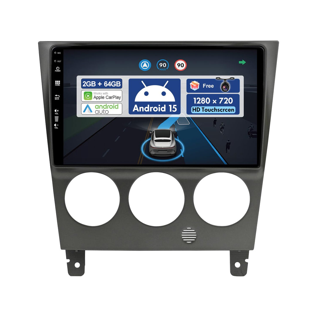 [2G+64G]9 Zoll Autoradio für Subaru Impreza GD GG (2002-2007) GPS Navigation - Wireless CarPlay Andr