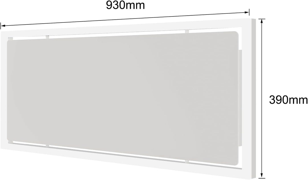Infrarotheizung Deckenmontage 1190 Watt, Infrarot Deckenheizung mit LED Licht Beleuchtung, Infraroth