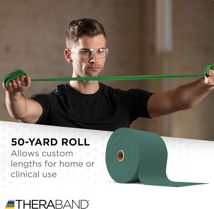 Cando Thera-Band Exercise Band-50 Yard Roll grün 1 Stück (1er Pack), grün 1 Stück (1er Pack)