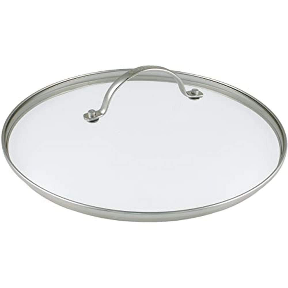 GreenPan Glasdeckel mit Edelstahlgriff, 28 cm 28cm Glasdeckel, 28cm Glasdeckel