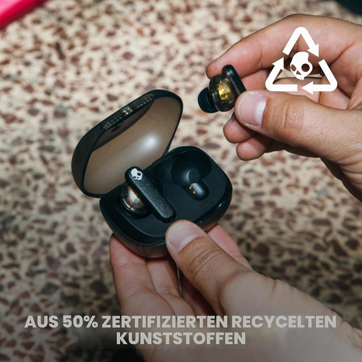 Skullcandy Smokin’ Buds Wireless Earbuds, Bluetooth-Kopfhörer, schallisolierende Passform, bis zu 20