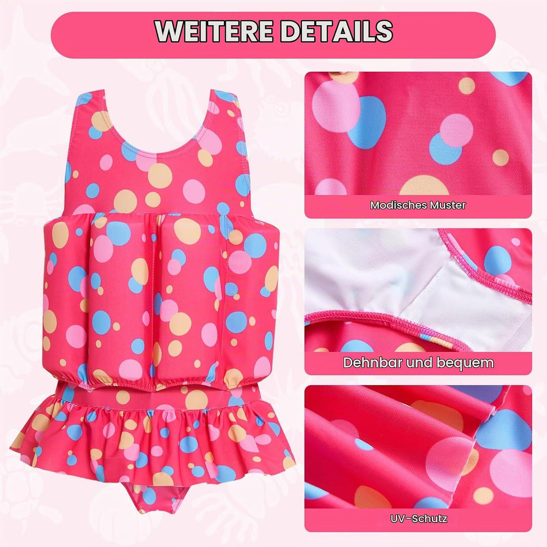 Badeanzug Baby Mädchen mit Floatation Kleinkind Schwimmtraining Hilfe Schwimmende Badeanzug EIN Stüc