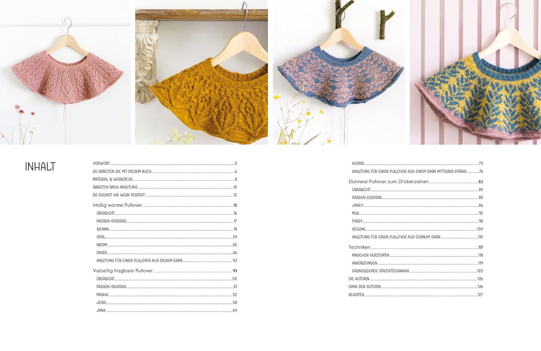 Skandinavische Top-down-Pullover: 12 Strickmodelle mit aussergewöhnlicher Rundpasse, Taschenbuch