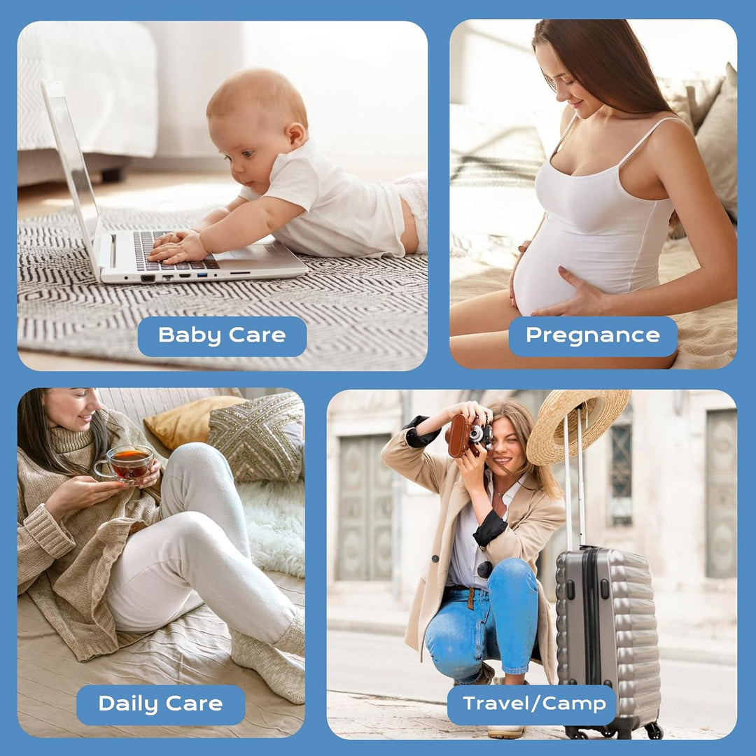 BIGCOW Tragbare Bidet mit 3 Sprühmodi | Elektrische Po Dusche | IPX7 Wasserschutz & Druckregulierung