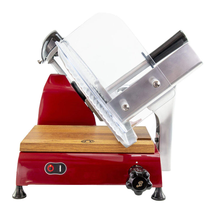 Berkel Red Line 300 Aufschnittmaschine rot - Schneidemaschine für die Küche inkl. handgefertigtes Ei