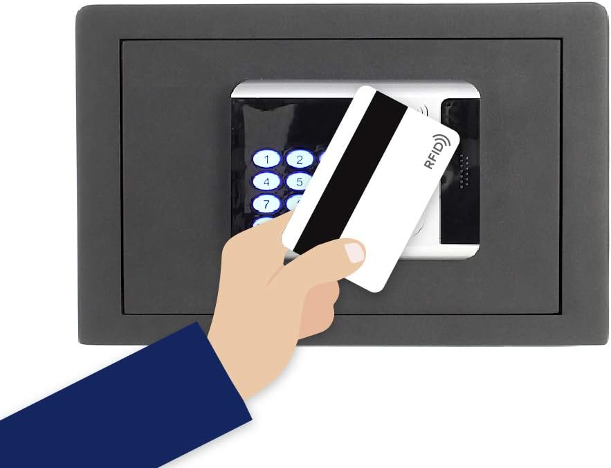 Profirst Möbeltresor Frequenz 1 Elektronikschloss Notöffnung RFID Technologie Anthrazit BxH 35x25cm