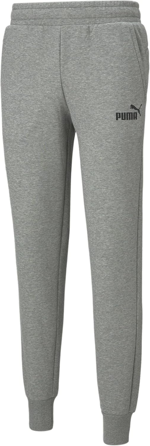 PUMA Herren ESS Logo Pants FL Cl Hose XS Medium Gray Heather, XS Medium Gray Heather