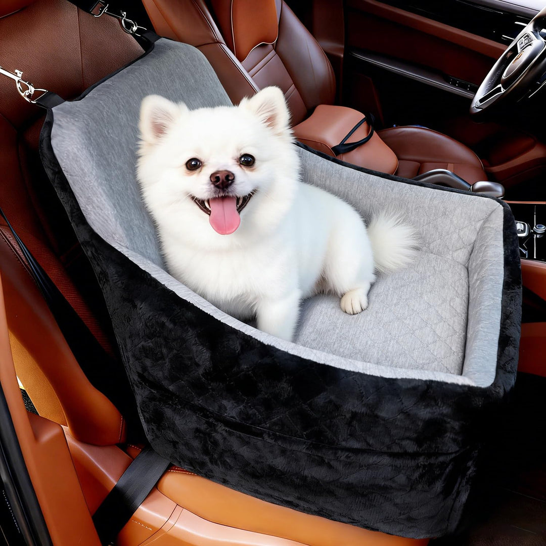 MH MYLUNE HOME Hunde Autositz für kleine & mittlere Hunde – Abnehmbarer, waschbarer Hundesitz bis 30