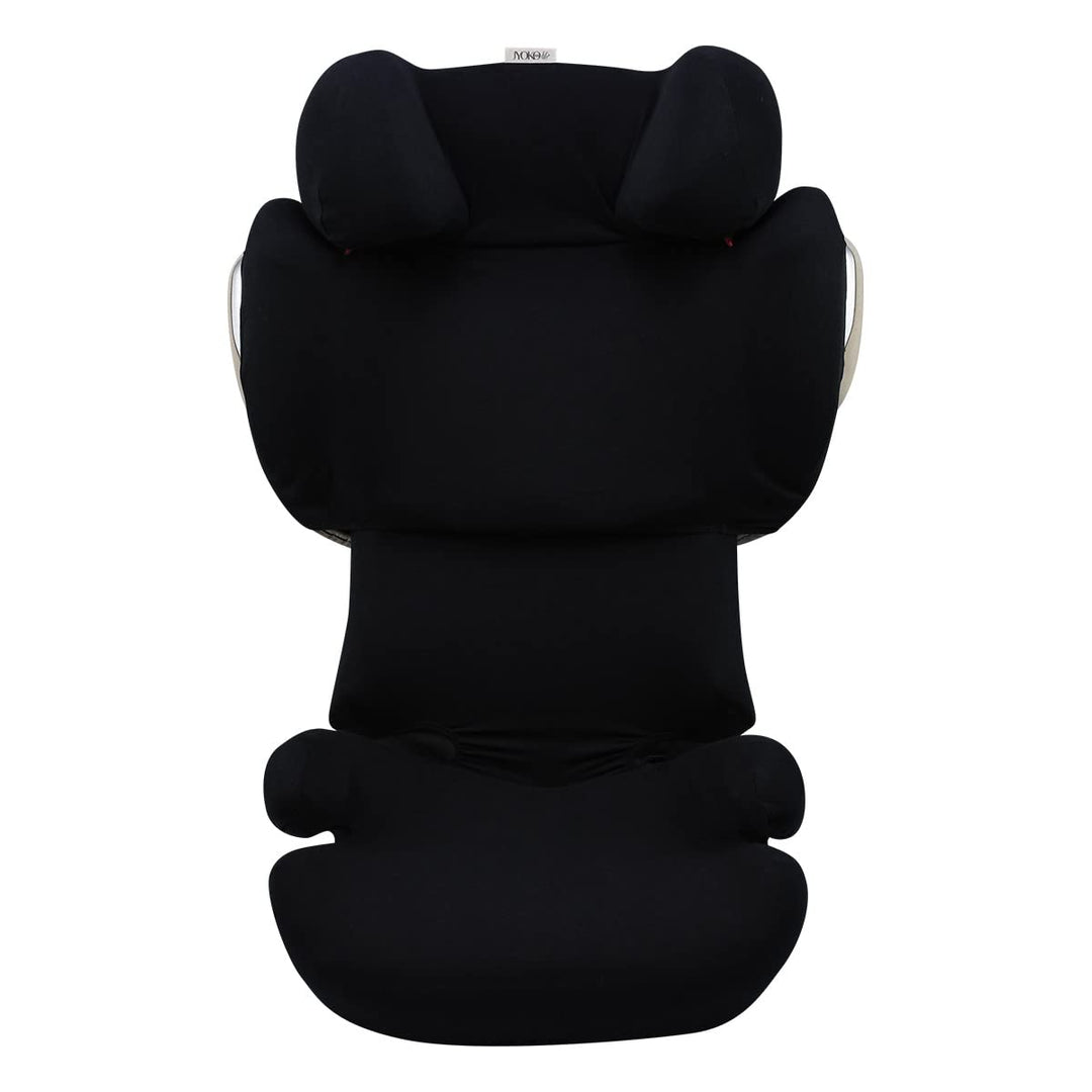 JYOKO Kids Bezug kompatibel mit Cybex Solution Q2 Fix, Q3, Cybex Z Fix, Gb Elian (Black Series), BLA