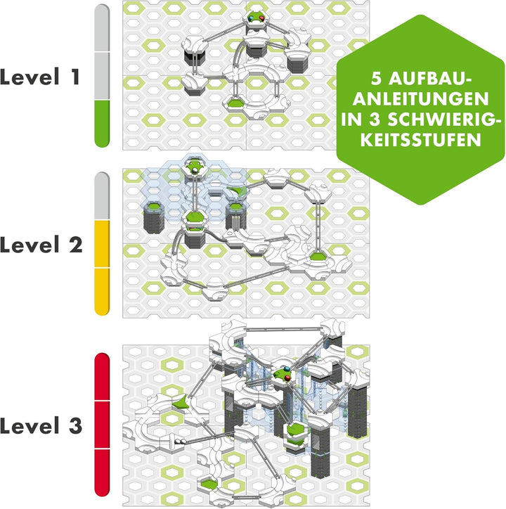 Ravensburger GraviTrax PRO Starter-Set Vertical 22426 - GraviTrax Starterset für deine Kugelbahn - M