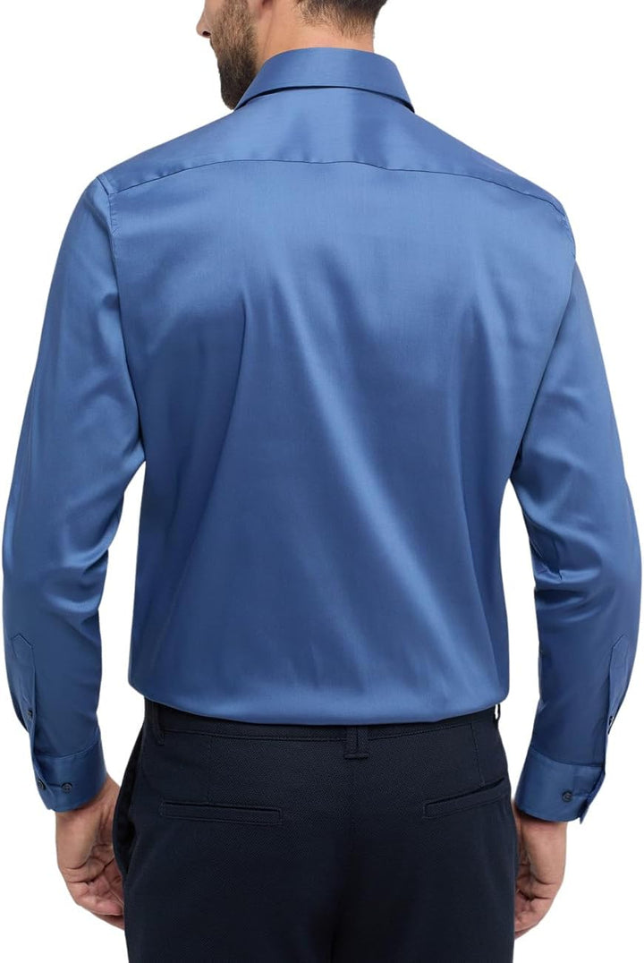 ETERNA Slim Fit Performence Hemd Langarm New Kent Stretch weiss 42, 42