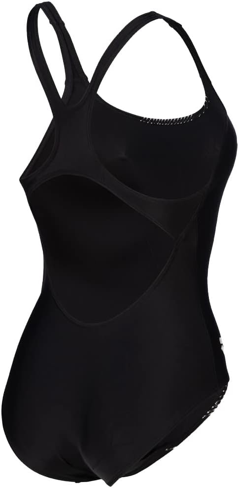 ARENA Damen Women's Branch Swimsuit Swim Pro Back Lb One Piece Swimsuit 44 Black-white, 44 Black-whi